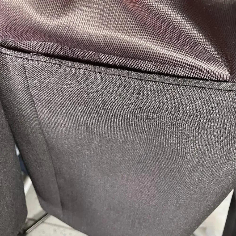 Pronto Uomo Platinum Black‎ Wool Suit 42L Jacket 35W Pants Career Professional